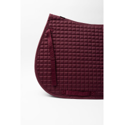 Tapis de selle Horze Exeter mixte Port royal Bordeaux Tapis de selle Horze Exeter mixte Port royal Bordeaux