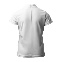 Polo de concours Horze Kaya enfant strass Blanc brillant
