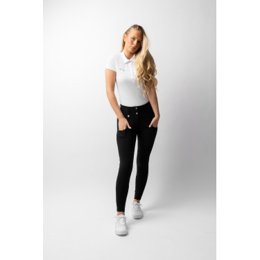 Pantalon Horze Grand Prix Pro fond intégral femme Noir