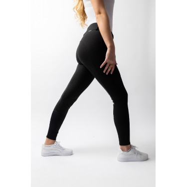Pantalon Horze Grand Prix Pro fond intégral femme Noir