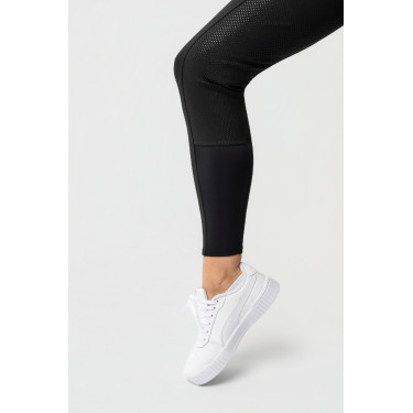 Pantalon d'équitation Horze Leonie fond intégral femme Noir