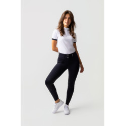 Pantalon d'équitation Horze Evelyn fond intégral femme Marine foncé Bleu Pantalon d'équitation Horze Evelyn fond intégral femme Marine foncé Bleu