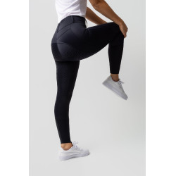 Pantalon d'équitation Horze Evelyn fond intégral femme Marine foncé Bleu Pantalon d'équitation Horze Evelyn fond intégral femme Marine foncé Bleu