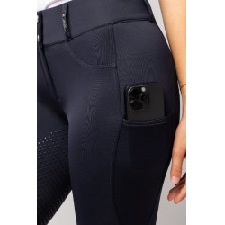 Pantalon d'équitation Horze Evelyn fond intégral femme Marine foncé Bleu Pantalon d'équitation Horze Evelyn fond intégral femme Marine foncé Bleu