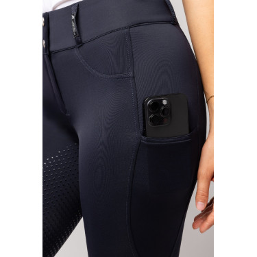 Pantalon d'équitation Horze Evelyn fond intégral femme Marine foncé Bleu Pantalon d'équitation Horze Evelyn fond intégral femme Marine foncé Bleu