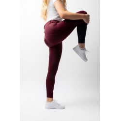 Pantalon d'équitation Horze Evelyn fond intégral femme Port Royale Bordeaux