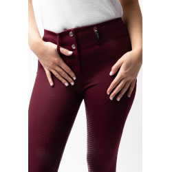 Pantalon d'équitation Horze Evelyn fond intégral femme Port Royale Bordeaux