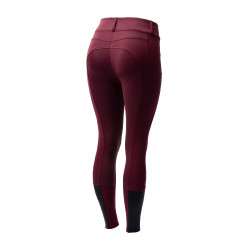 Pantalon d'équitation Horze Evelyn fond intégral femme Port Royale Bordeaux