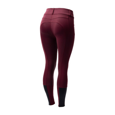 Pantalon d'équitation Horze Evelyn fond intégral femme Port Royale Bordeaux