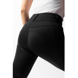Pantalon d'équitation Horze Evelyn fond intégral femme Noir Pantalon d'équitation Horze Evelyn fond intégral femme Noir