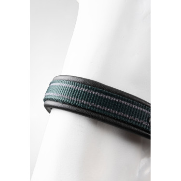 Licol en cuir B Vertigo Lennox Vert scarabé Licol en cuir B Vertigo Lennox Vert scarabé