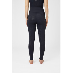 Legging de maternité Horze Ginny fond intégral grip poches téléphone Bleu marine