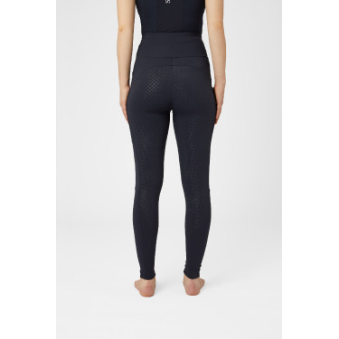 Legging de maternité Horze Ginny fond intégral grip poches téléphone Bleu marine