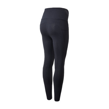Legging de maternité Horze Ginny fond intégral grip poches téléphone Bleu marine