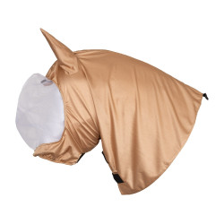 Combo masque et couvre cou anti-eczéma Horze Marron clair