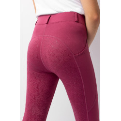 Legging Horze Dea enfant Rose sèche