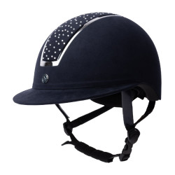 Casque d'équitation Solara II Horze Marine / blanc Bleu