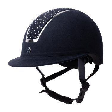 Casque d'équitation Solara II Horze Marine / blanc Bleu