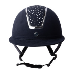 Casque d'équitation Solara II Horze Marine / blanc Bleu