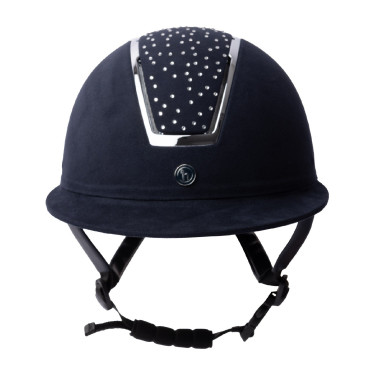 Casque d'équitation Solara II Horze Marine / blanc Bleu