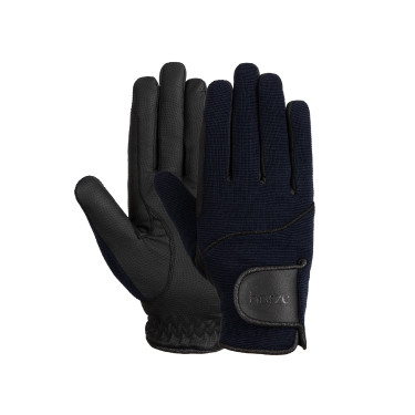 Gants d'équitation femme Horze Mayla Winter Marine foncé Bleu Gants d'équitation femme Horze Mayla Winter Marine foncé Bleu