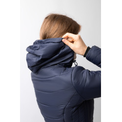 Veste d'équitation matelassée Horze Astrid femme Bleu polaire Bleu marine