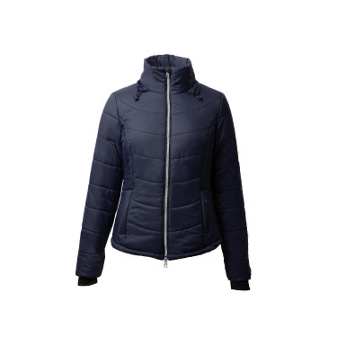 Veste d'équitation matelassée Horze Astrid femme Bleu polaire Bleu marine