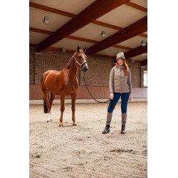 Doudoune sans manches matelassé B Vertigo Cordelia Brun boue Beige