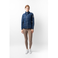 Doudoune sans manches matelassé B Vertigo Cordelia Marine titan Bleu marine