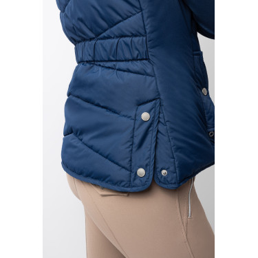 Doudoune sans manches matelassé B Vertigo Cordelia Marine titan Bleu marine