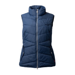 Doudoune sans manches matelassé B Vertigo Cordelia Marine titan Bleu marine