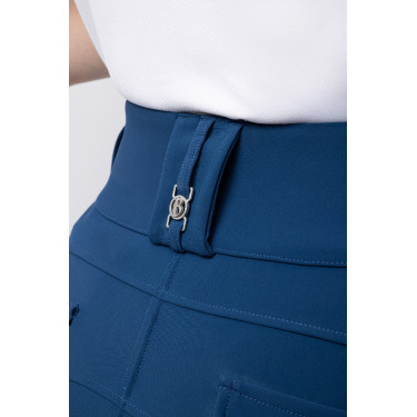 Pantalon d'équitation femme B Vertigo thermique grip intégral Enya Marine titan Bleu marine
