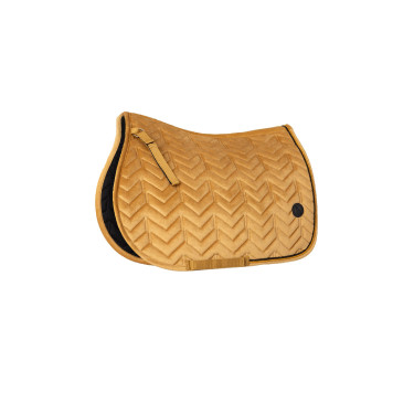 Tapis de selle Demélont polyvalent Horze Marron doré