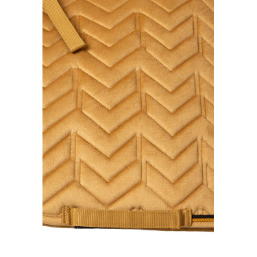 Tapis de selle Demélont polyvalent Horze Marron doré