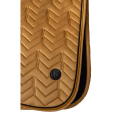 Tapis de selle Demélont polyvalent Horze Marron doré