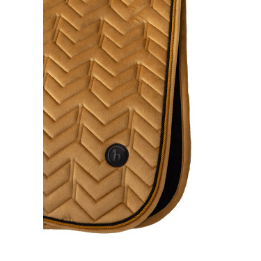 Tapis de selle Demélont polyvalent Horze Marron doré