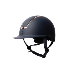 Casque Atmos Metallic II Horze Marine / rose gold Bleu marine