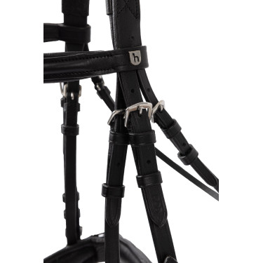 Bridon de dressage Horze Eternal Gaze Noir