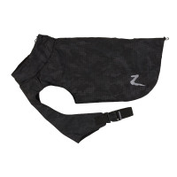 Manteau Horze pour chien réfléchissant Camo Luminox Noir / argent Manteau Horze pour chien réfléchissant Camo Luminox Noir / argent