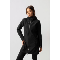 Veste longue Softshell Anna Horze Noir