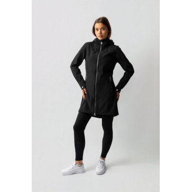 Veste longue Softshell Anna Horze Noir