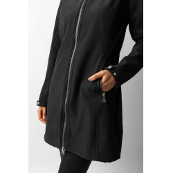 Veste longue Softshell Anna Horze Noir