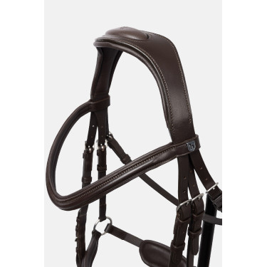 Filet bridon Nature Made Leisure Horze Marron expresso