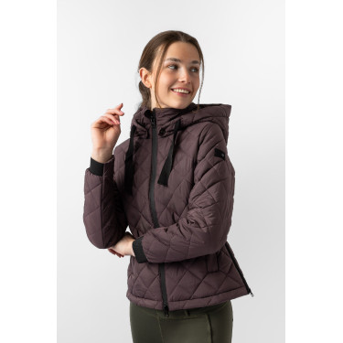 Doudoune femme Imelda Horze Fudge / marron bordeaux