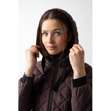 Doudoune femme Imelda Horze Fudge / marron bordeaux