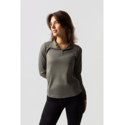 T-shirt d'entraînement thermique Isadora B Vertigo Basilic chaud Rose