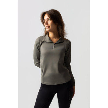 T-shirt d'entraînement thermique Isadora B Vertigo Basilic chaud Rose