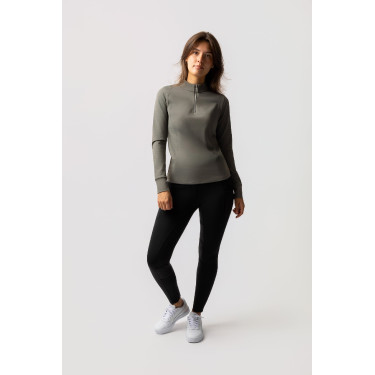 T-shirt d'entraînement thermique Isadora B Vertigo Basilic chaud Rose