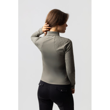 T-shirt d'entraînement thermique Isadora B Vertigo Basilic chaud Rose
