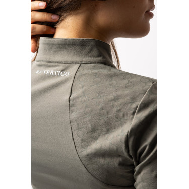T-shirt d'entraînement thermique Isadora B Vertigo Basilic chaud Rose